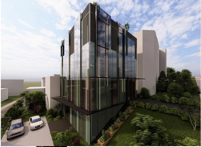 Objekt afarist në Prishtinë (Aktash), architectural view 2